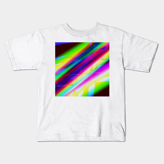 colorful abstract texture design Kids T-Shirt by Artistic_st